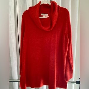 Loft Plus Burnt orange cowl neck sweater